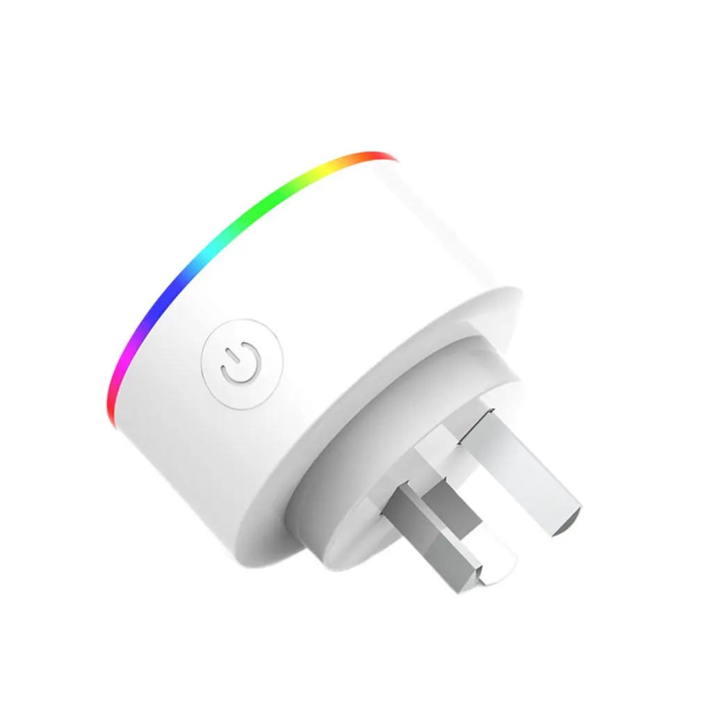 

Wifi Smart Plug Rgb Wireless Power Socket Smart Life/Tuya App Remote Control Work With Google Home No Hub Required