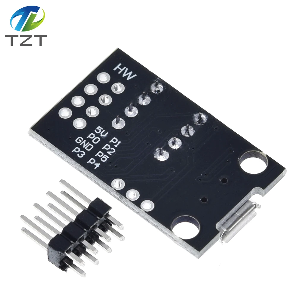 Синий черный TINY85 Digispark Kickstarter микро макетная плата ATTINY85 модуль для Arduino IIC IEC USB