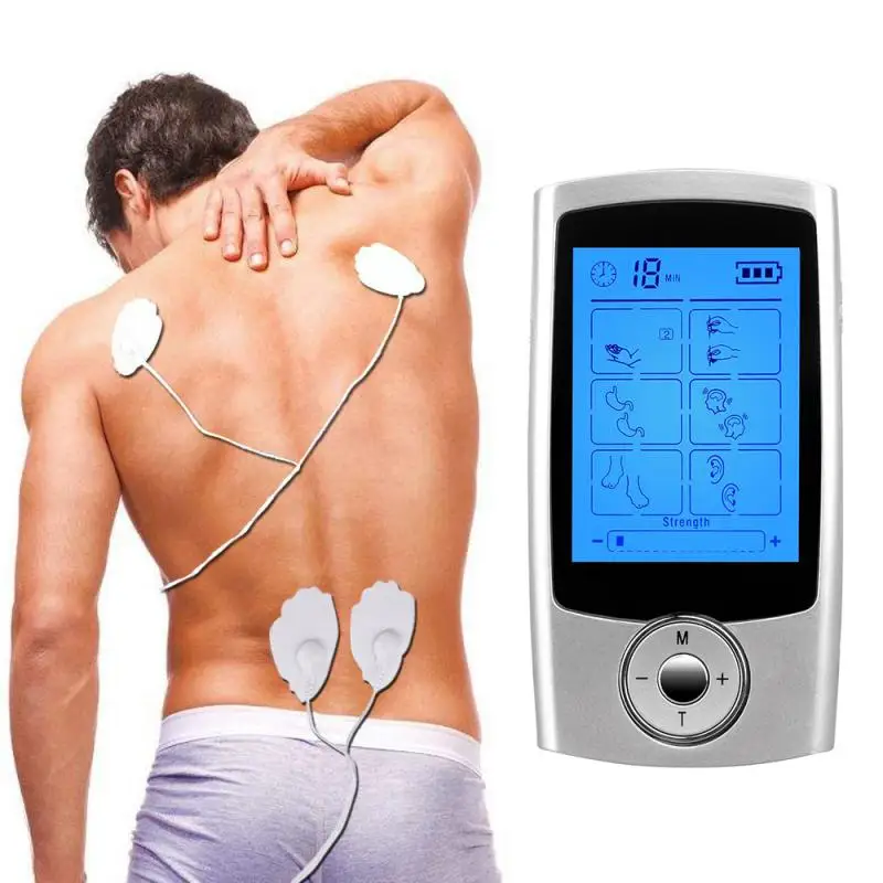 Портативный бытовой электрический цифровой меридиан терапия иглоукалывание массажер устройство мышечный Стимулятор тело похудение мышцы Релакс