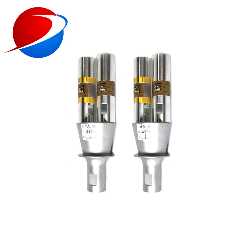 

High Power Ultrasonic Welding Transducer Converter Dual Vibrator Piezoelectric Transducers 20KHz 3200W