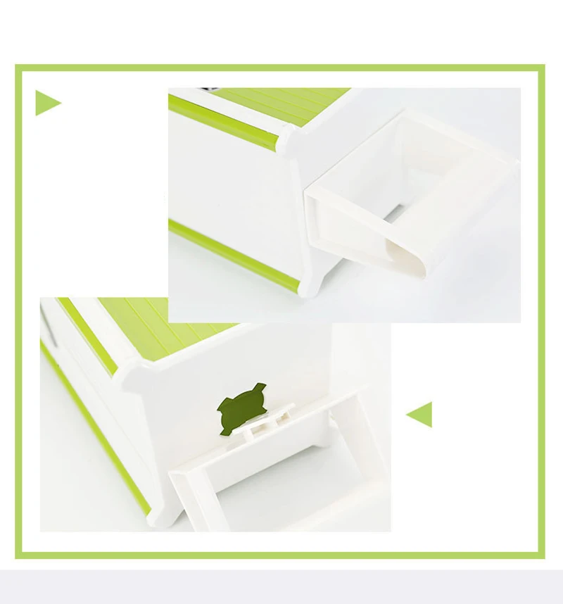 6-в-1 коробка для терки фрукты и овощи многофункциональные фрезы шредер Тесак нож набор посуды с контейнер коробка