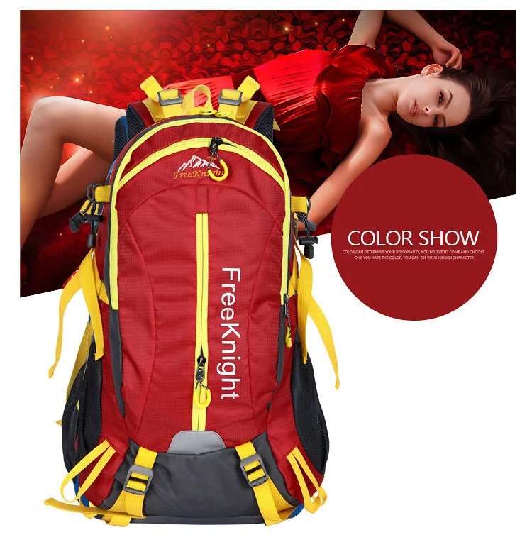FREEKNIGHT 40L спортивная сумка Открытый рюкзак для путешествий Molle водостойкая походная сумка альпинизм походные рюкзаки унисекс