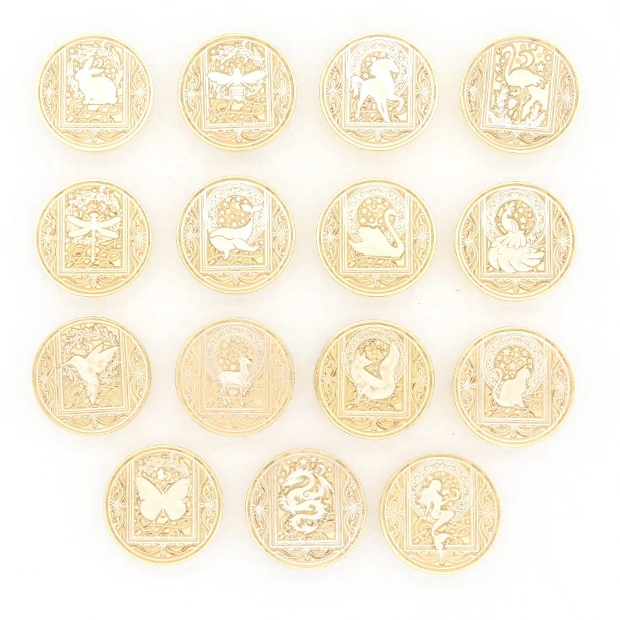 silicone stamps for card making 30MM Starry Sky Animal Wax Seal Stamp Rabbit/Swan/Cat/Whale Sealing Stamp Head For Scrapbooking Envelopes Wedding Invitations journal stamps scrapbooking