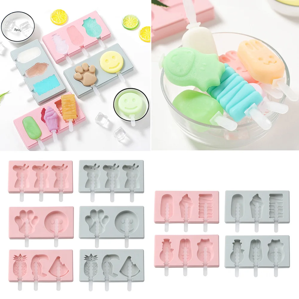 Симпатичные Многоразовые Мягкие силиконовые DIY формы для изготовления