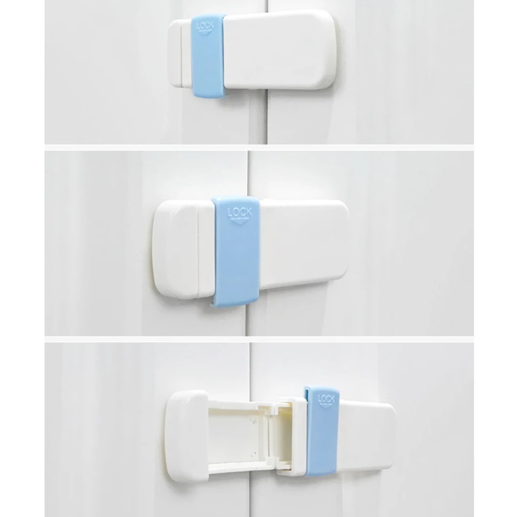 2 pièces/ensemble bébé sécurité tiroir serrures enfants sécurité Protection serrure pour porte d'armoire enfants sécurité serrure Securite infantile chambre trucs