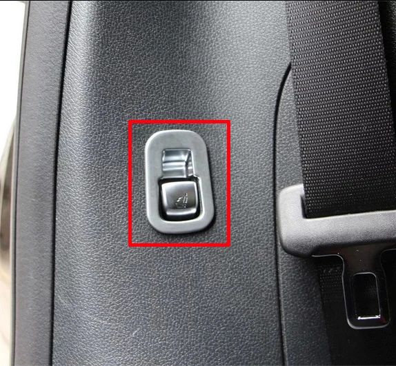 For Benz GLC Class X205 2015-2017 ABS Pearl Chrome Interior Rear Seat Adjustment Switch Knob Button Cover Trim | Автомобили и