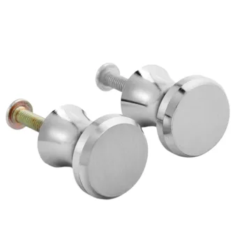 2Pc Cabinet Drawer Handles Single Hole Aluminium Alloy Pull Knobs Kitchen Furniture Handles Cupboard Door Pull Furniture Fitting