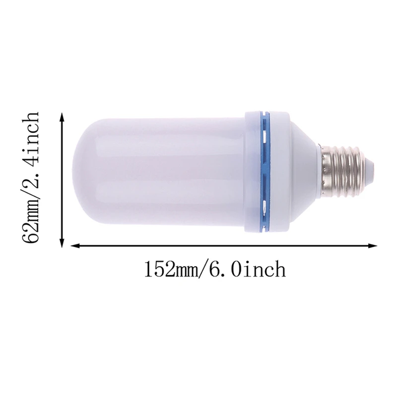 E27 3 Вт 5 Вт 7 Вт Светодиодный светильник с эффектом пламени, эффект мерцания, светильник с эффектом пламени, креативный светильник, Рождественская декоративная лампа - Цвет: E27 5W