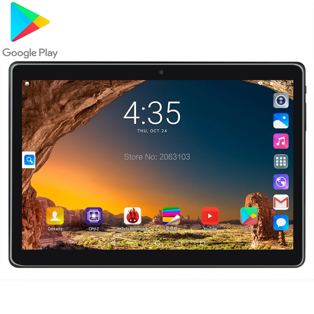 

10.1 Inch PC Tablet Android 7.0 3G Cell Phone Call Quad Core RAM 2G 32GB ROM Dual SIM Card Wi-Fi Bluetooth IPS 2.5D