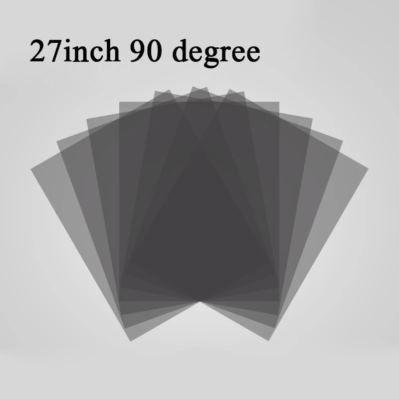 27inch 0/45/90 degree Glossy LED/LCD Polarizer Polarizing Film for LCD LED IPS Screen for TV LCD Monitor Super clear polarizer film