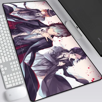 

Bungo Stray Dogs Large Pad Mouse Mat Anime Print Computer Gamer Locking Edge Mousepad Keyboard Mice 30x80cm