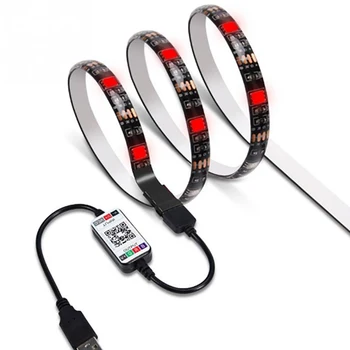 

Smart LED Colorful Strip 1/2/3/4/5m Strip RGB Tape Lights Bluetooth WiF Control Waterproof TV Background LED Strip Light