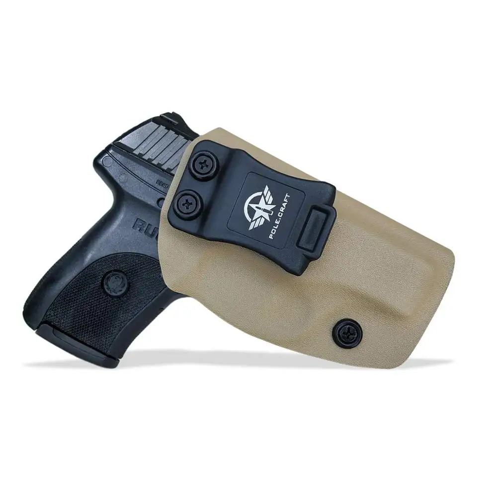 Полюс. Ремесло KYDEX кобура iwb LC9 кобура для скрытого ношения Ruger LC9S кобура скрытый-Kydex кобура для Ruger LC9 аксессуары - Цвет: Yellow For Right