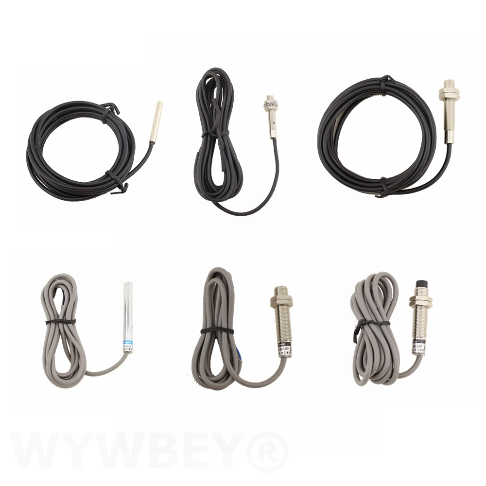 Inductive Proximity Sensor Switch 4mm M5 M6 M10 12V DC 220V AC NPN PNP NO NC 1mm 2mm Detection Distance Metal Sensor Switches afbeelding