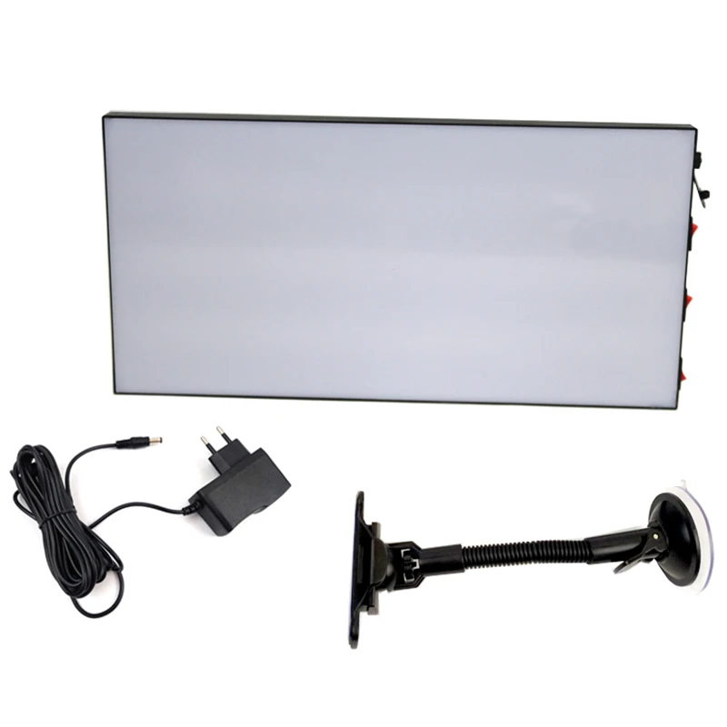 

Car Dent Repair Tool LED Light,Paintless Dent Repair Hail Removal Automotive Body Lamp Kit Reflector Board EU Plug