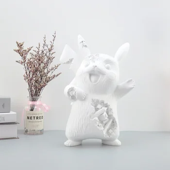 

ERODED PIKACHU ornament Resin Statue Figure Collectible Art Home Decoration Sculpture Resin Art&Craft Modern Decorations