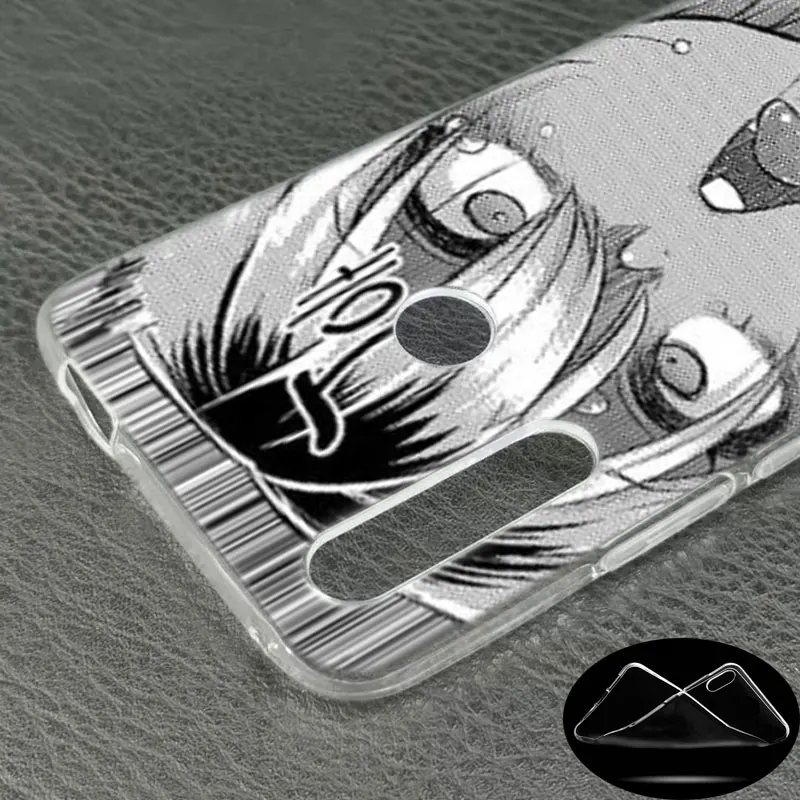 Мягкий чехол с мультипликационным рисунком девушки из аниме японские милые лица