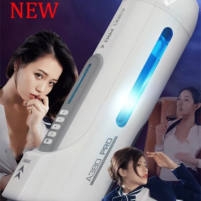 2020New 4D Automatische Kolben Teleskop Heizung Saugen Männlichen Masturbator Tasse Stimme Interaktion Pussy Sex Maschine Sex Spielzeug Für Mann