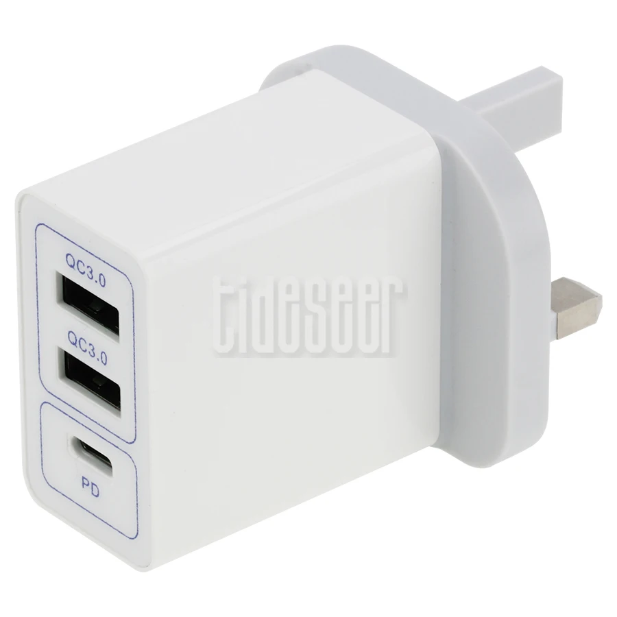 US $1.076.02 Folding 36W 3 Ports USB Charger PD Dual QC30 Fast Charging Wall Charger Adapter For IPhone MP3 Mobile Phone Tablet 200pcs