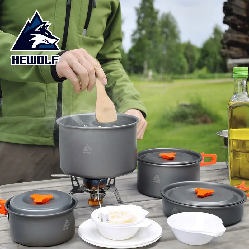 

Male Wolf 4 5 outdoor cookers outdoor cookers camping cookers set portable picnic cookers