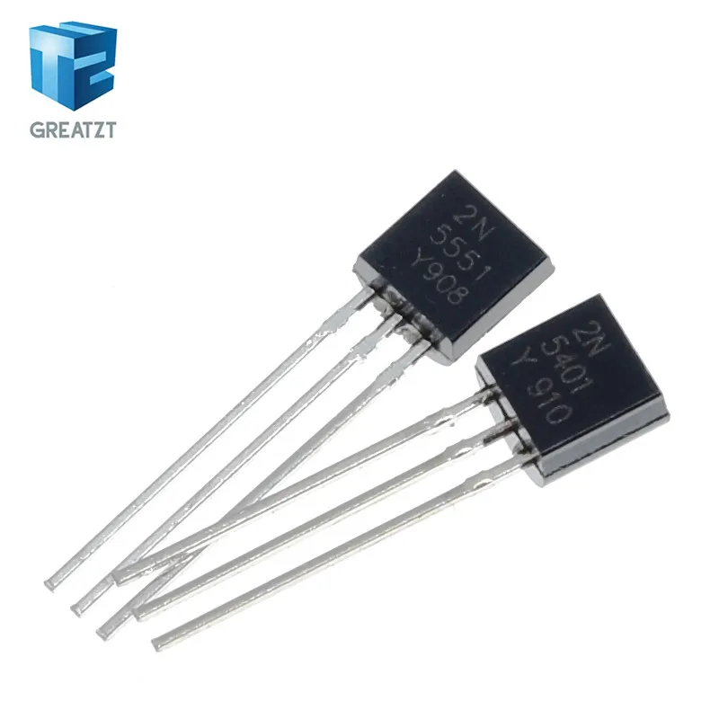 GREATZT 50 шт./лот транзистор DIP 2N5551 2N5401 5551 5401 TO 92 (25 шт. * + 25 2N5551)|Транзисторы| |