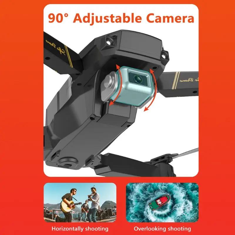 GD89 wifi FPV 1080P HD камера с режимом поддержания высоты складной Радиоуправляемый Дрон RTF2.4GHz технология с технологией анти-помех
