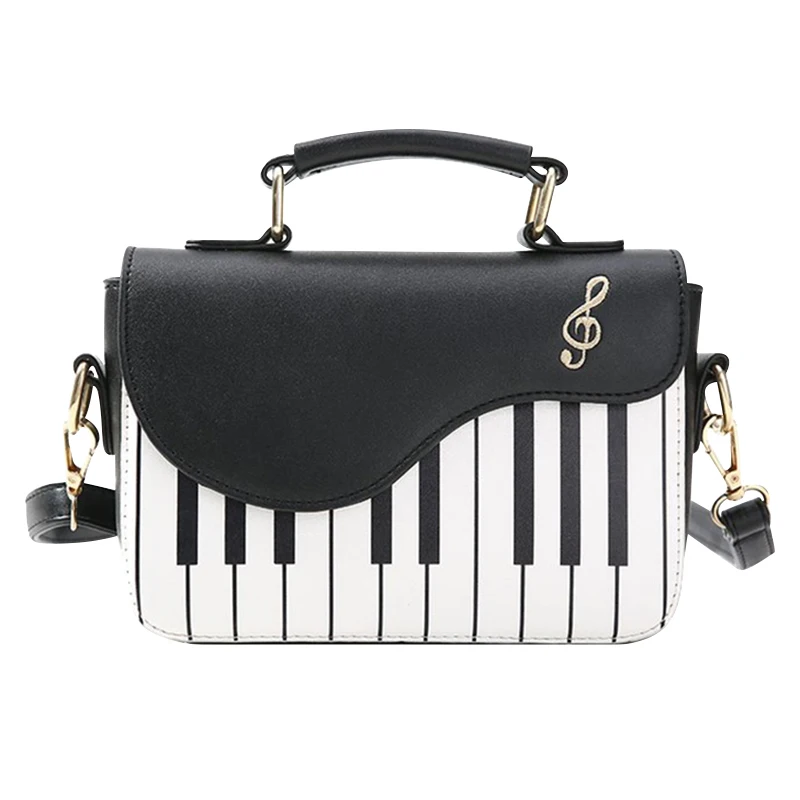 

Bags For Women 2020 New Cute Piano Pattern Shoulder Crossbody Bag PU Leather For Women Mobile Phone Women Bag Sac Main Femme