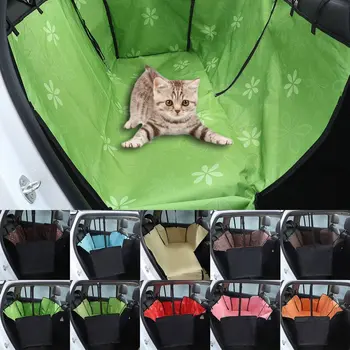 

Double Layers Oxford Fabric Waterproof Pet Car Seat Cover Dog Hammock Protector Back Mat Pet Carriers Accessories