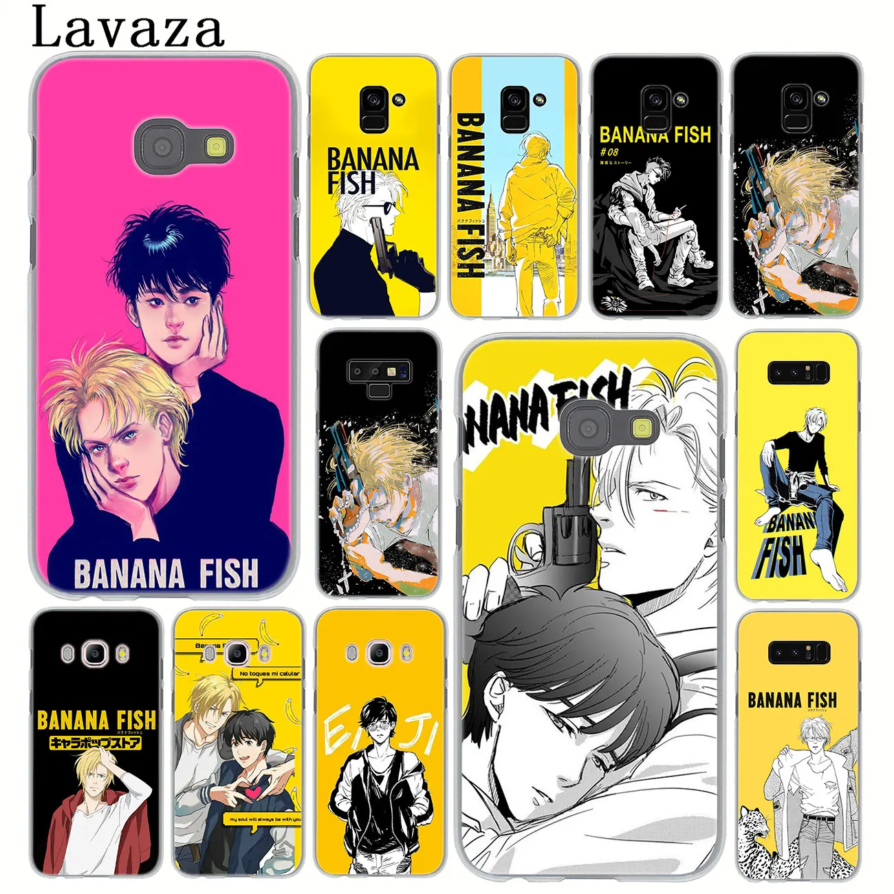 Lavaza Banana Fish Anime Phone Case for Samsung Galaxy Note 10 9 8 A9 A8 A7 A6 Plus 2018 A3 A5 2015 2016 2017 A2 Cover | Мобильные
