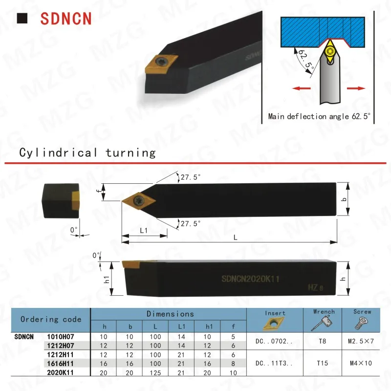 Mocask DCMT резак DCMT11T304-MT ZN60 обработки стали токарный станок с ЧПУ Инструменты твердосплавные Токарные вставки