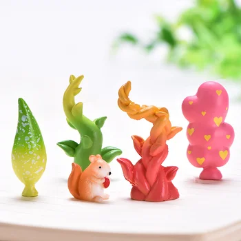 

5Pcs Cute Cloud Lemon Maple Tree Fairy Garden Miniatures DIY Ornament Decoration Crafts Figurines Micro Landscape Home Decor