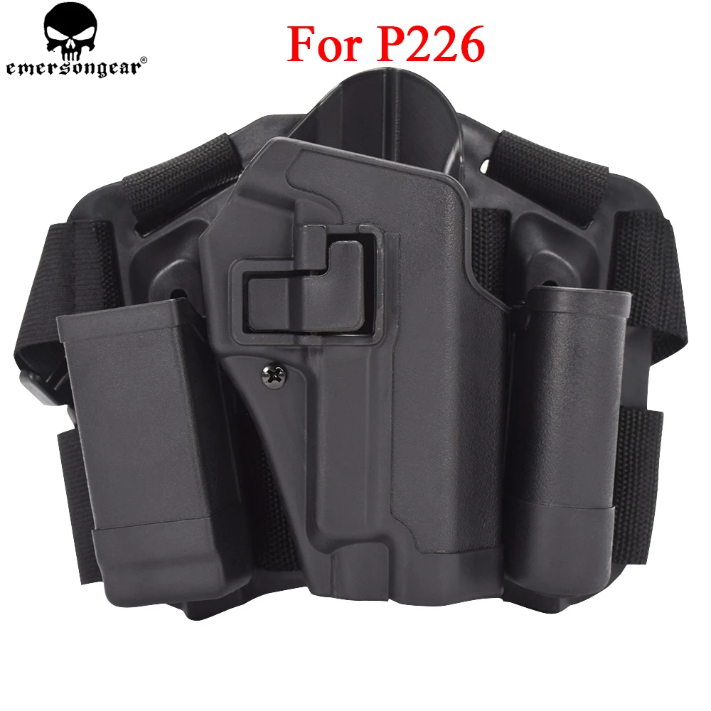 

CQC Quick Holster set for P226 Right Hand Drop Leg Holster Pouch Fit Pistol P226 Paintball Shooting Hunting Accessories