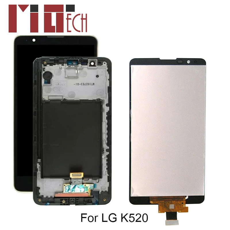 

LCD Display For LG Stylus 2 K520 LS775 Touch Screen Digitizer Assembly Replacement Black White No/with Frame