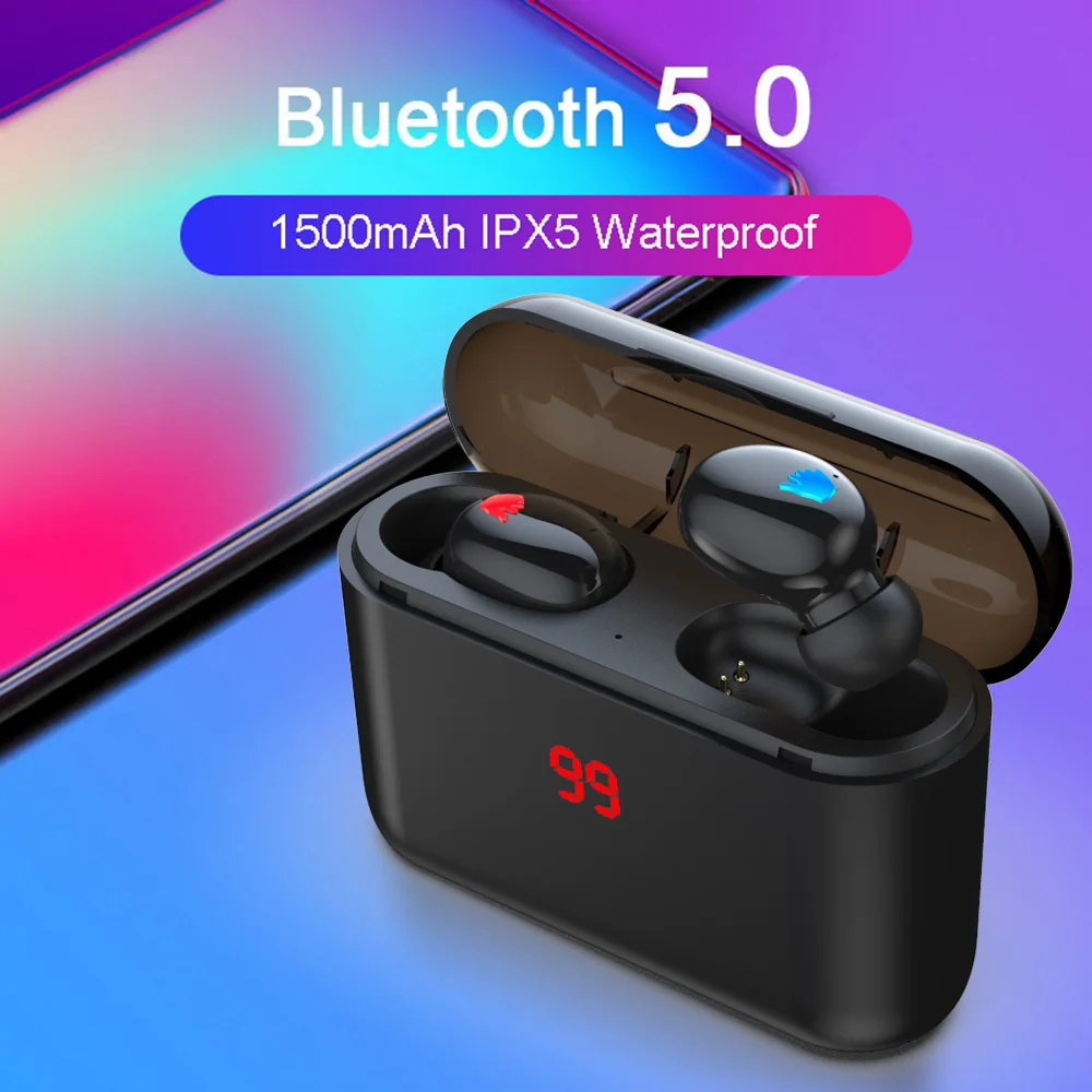 Bluetooth 5,0 наушники HBQ TWS беспроводные наушники Blutooth наушники Handsfree спортивные наушники игровая гарнитура телефон