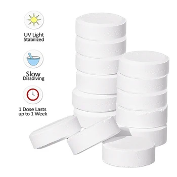 

20g Swimming Pool Disinfection Tablets Pool Disinfector Pool Water Sterilizer Pool Disinfecting Chlorine Tablets Sterilization