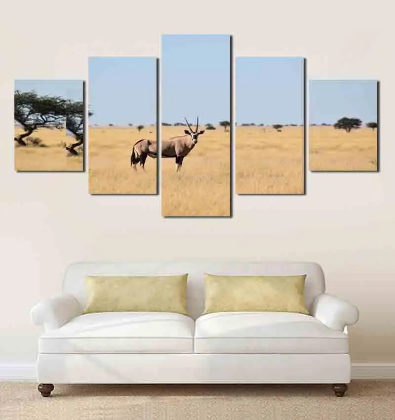 

A High-definition Poster Of Nature's Deer In The Grass, Frameless Painting, Print Picture, Canvas, Decorate Home Walls