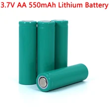 Baterias de lítio ternário inr14500 da bateria de lítio do aa 3.7 v 550 mah para a arma da temperatura, controle remoto, rato