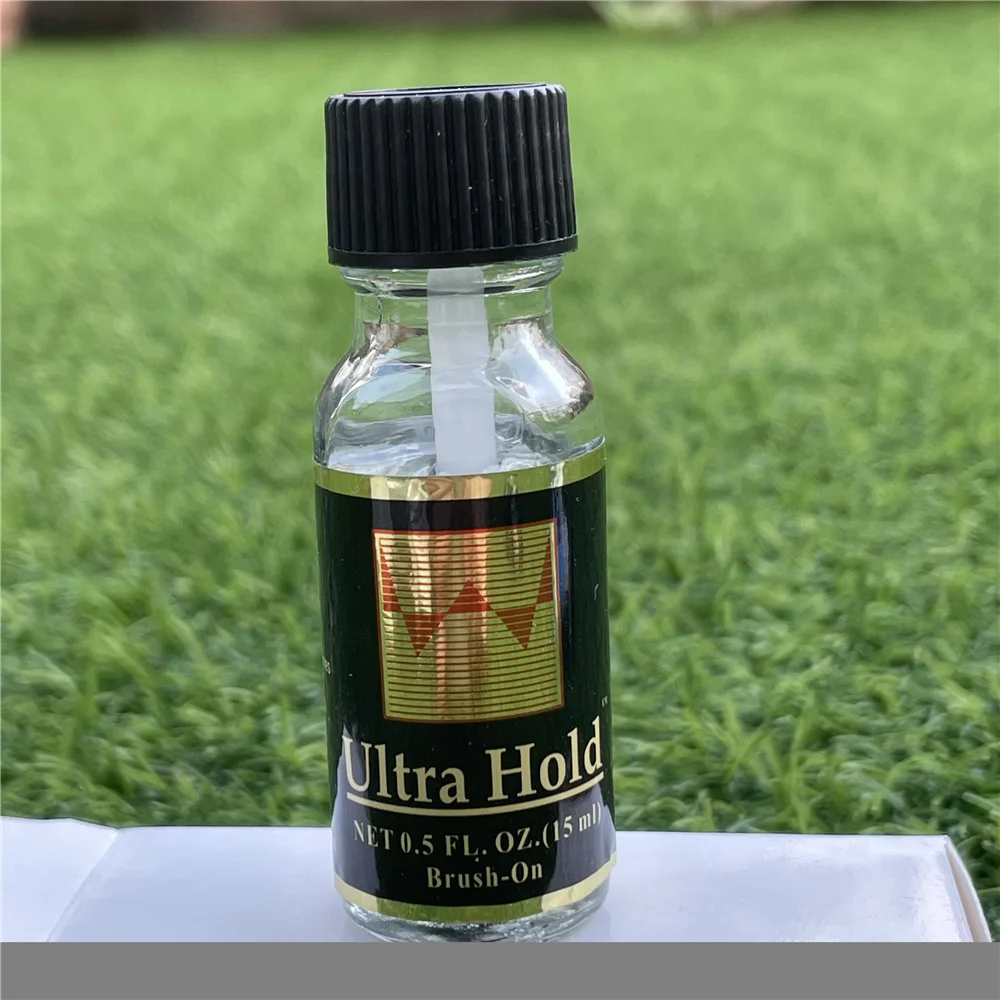 Pegamento de encaje para peluca, pegamento frontal para pelucas, adhesivo de encaje transparente para reemplazo de cabello, agarre fuerte con cepillo
