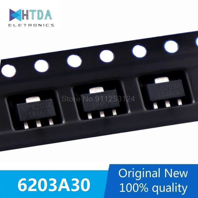 30 шт./лот ME6203A30PG LDO 3V SOT89 6203A-3.0 в наличии | Электронные компоненты и принадлежности
