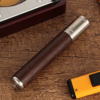 

Galiner Wood Cigar Humidor Box 1 Tube Holder Storage Portable Cigars Smoking Accessories With Gift Box