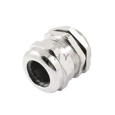 

PG16 10-14mm Dia Wire 22mm OD Thread Waterproof Locknut Stuffing Cable Gland