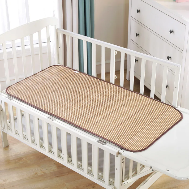 Summer Baby Ice Silk Mat Kindergarten Mat Baby Crib Breathable Mat Baby Bed Mattress Baby For Bed Sleeping Bamboo Mat For Kids