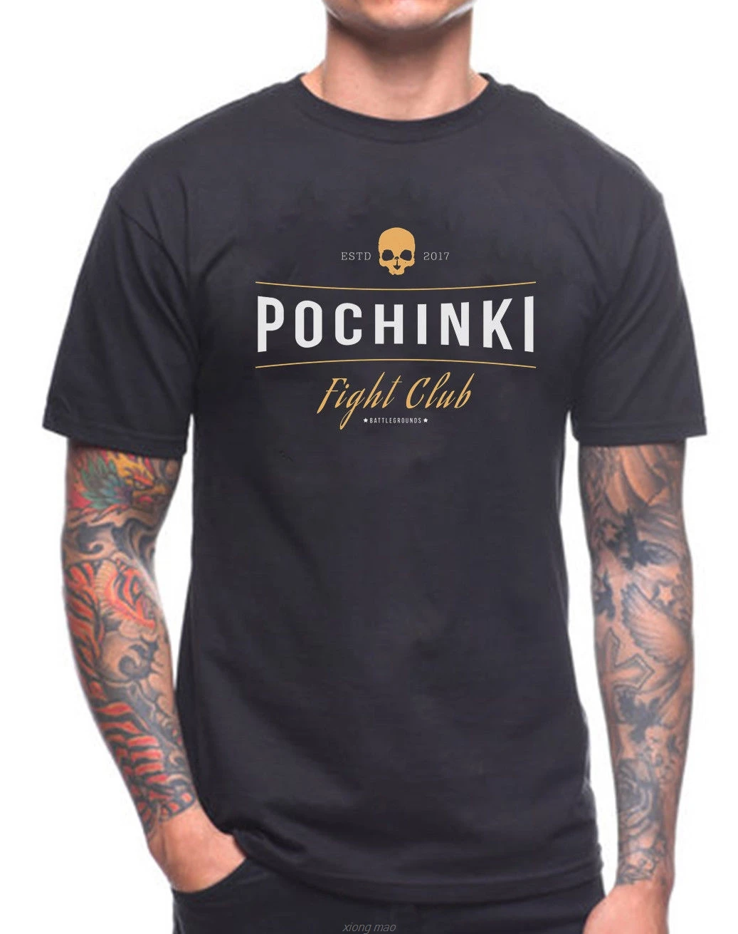 POCHINKI FIGHT CLUB Футболка PUBG победитель курица ужин геймер игра xbox Бесплатная доставка