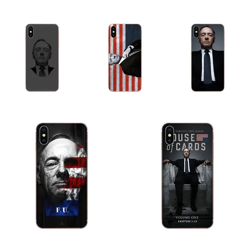 Мягкий чехол для сотового телефона дом карт Кевин Спейси Apple iPhone 4 4s 5 5C 5S SE 6 6S 7 8 Plus X
