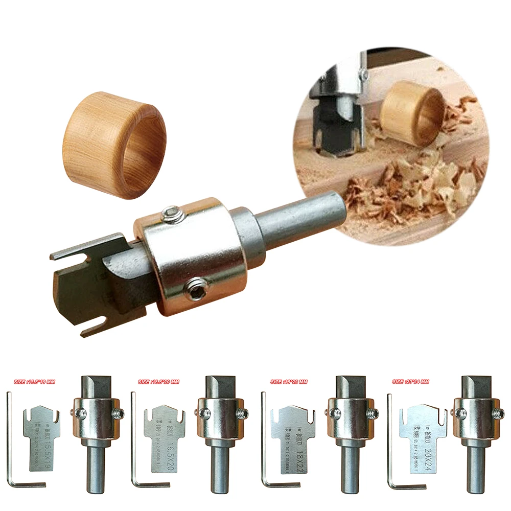 DIY Multifunction Wooden Thick Ring Maker High Speed Steel Drill Bit Wood Tool^^ 