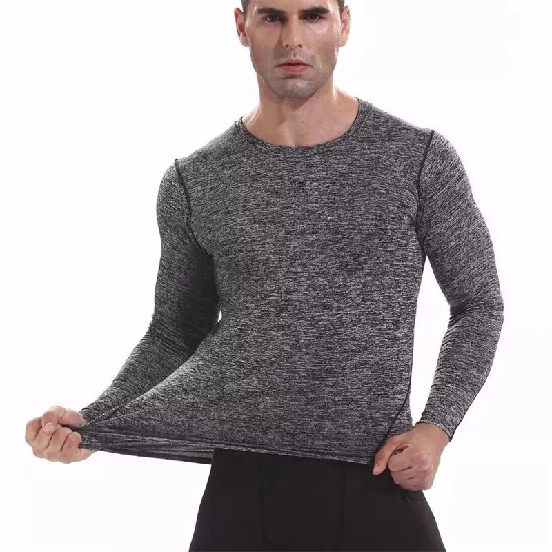 

Compression Tights Base Layer Running Fitness Gym Exercise Soccer Basketball Men Sports Clothing Shirt Jersey Sportswear H902