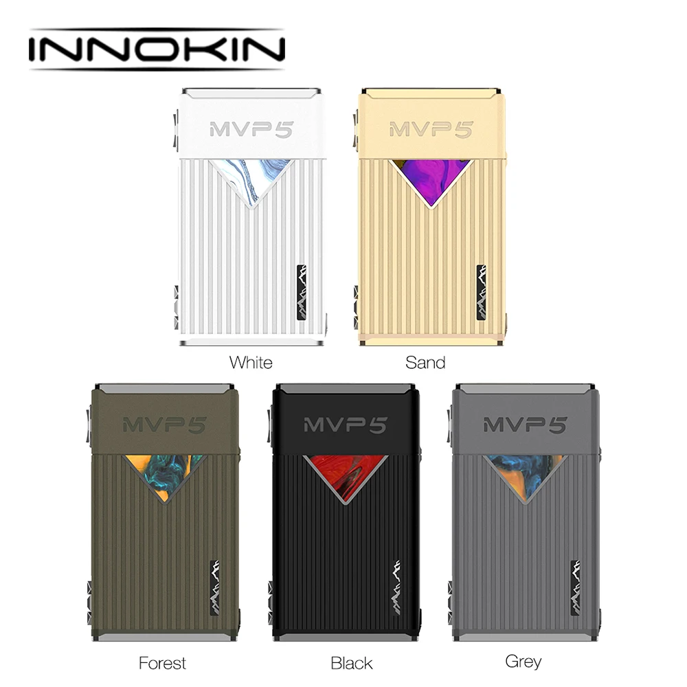 Оригинальный 120 Вт Innokin MVP5 TC бокс мод с большой батареей 5200 мАч и макс. 3 режима