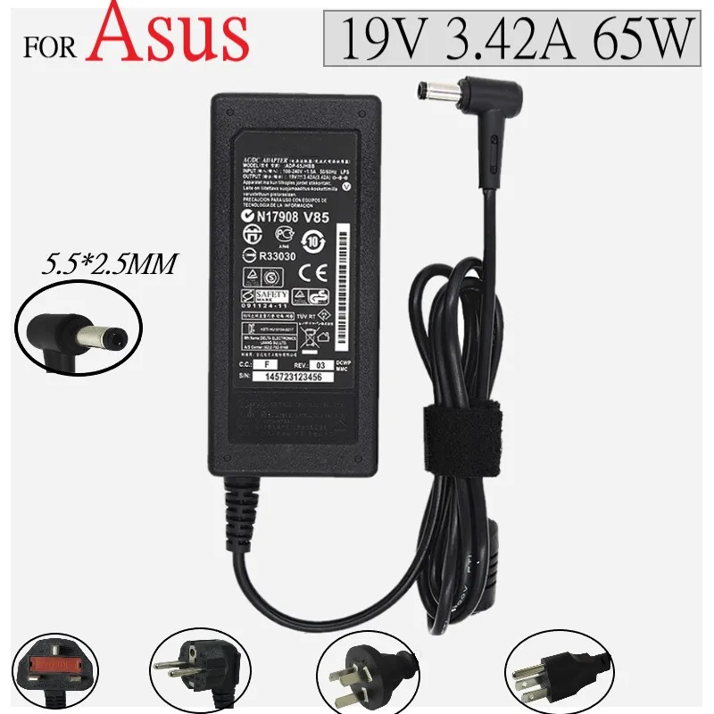Блок питания для ноутбука ASUS R33030 N17908 V85 Lenovo/BenQ/Acer 19 в 5 А 2 * мм | Компьютеры и офис