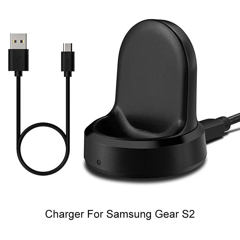For Gear S2 SIKAI беспроводное быстрое зарядное устройство для samsung gear S3 Frontier S2 Спортивная зарядная док-станция для samsung Galaxy Watch 46 мм активная зарядная док-станция - Цвет: For Gear S2