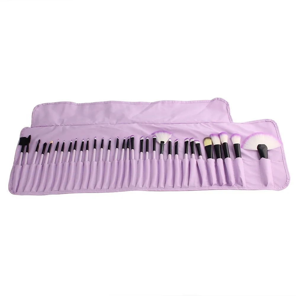 Professional 32 PCS Makeup Brushes Set + PU Leather Case Cosmetic Foundation Eyeshadow Powder Brush Beauty Tools Maquiagem (12)